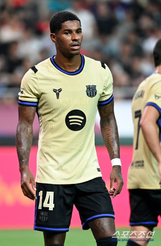 31일 서울월드컵경기장에서 열린 FC 바르셀로나와 FC 서울의 경기, 래시포드가 경기를 펼치고 있다. 상암=허상욱 기자wook@sportschosun.com/2025.07.31/