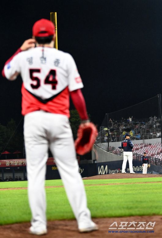 양현종 상대로 5회 강우콜드 완투승을 거두던 날. 스포츠조선DB