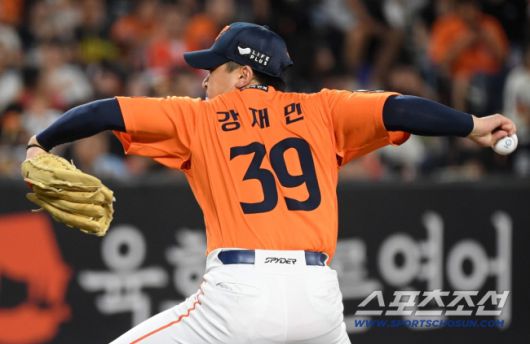 14일 대전 한화생명볼파크에서 열린 한화 이글스와 키움 히어로즈의 경기. 한화 강재민이 역투하고 있다. 대전=박재만 기자 pjm@sportschosun.com/2025.09.14/