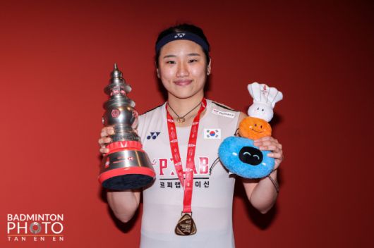 월드투어파이널스에서 여자단식 정상에 오른 안세영. 사진제공=대한배드민턴협회