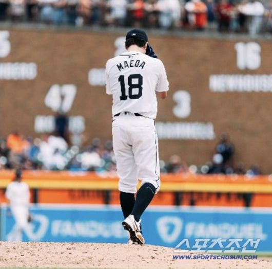 마에다는 LA 다저스에서 세 차례 두 자릿수 승을 올리고도 정착하지 못했다. 미네소타와 디트로이트를 거쳐 시카고 컵스와 뉴욕 양키스 마이너리그에서 던졌다. 사진출처=마에다 겐타 SNS