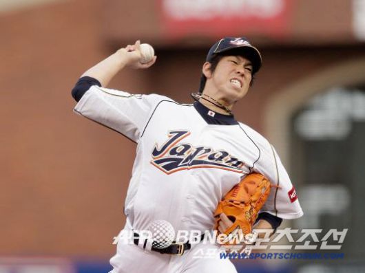 마에다는 2013년 WBC와 2015년 프리미어12 일본대표로 활약했다. AFP연합뉴스