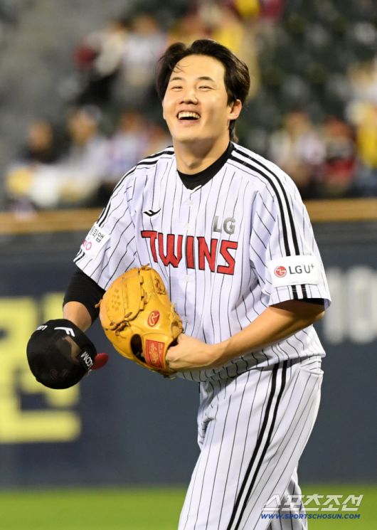 22일 잠실구장에서 열린 LG 트윈스 청백전. LG 임찬규가 마운드에 오르고 있다. 잠실=박재만 기자 pjm@sportschosun.com/2025.10.22/