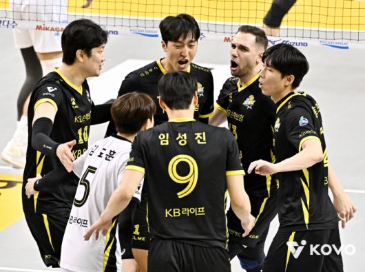 지난해 12월25일 경민대체육관에서 열린 3라운드 KB손해보험과 대한항공