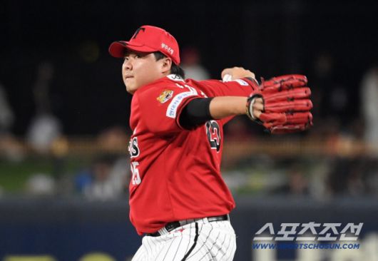 22일 광주 기아챔피언스필드에서 열린 KIA 타이거즈와 LG 트윈스의 경기. LG 한재승이 역투하고 있다. 광주=박재만 기자 pjm@sportschosun.com/2025.08.22/