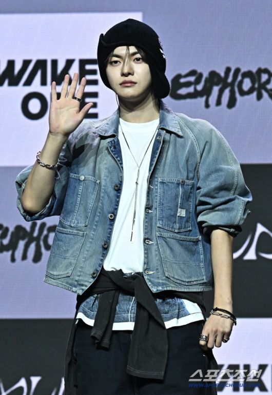 12일 서울 한남동 블루스퀘어에서 보이 그룹 '알파드라이브원' 데뷔 쇼케이스가 열렸다. 포즈를 취하고 있는 알파드라이브원 멤버 리오. 한남동=송정헌 기자songs@sportschosun.com/2026.01.12/