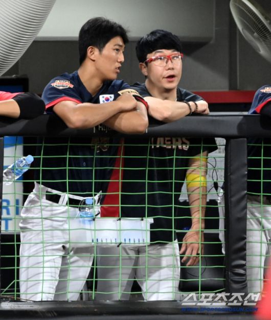 KIA 타이거즈 이의리(왼쪽)와 양현종. 스포츠조선DB