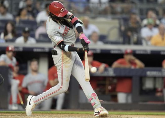 엘리 델라크루즈는 파워풀한 타격과 에너지 넘치는 베이스러닝으로 성장세를 이어가고 있다. AP연합뉴스