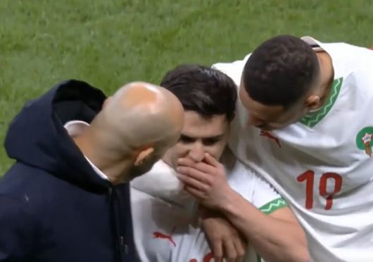 브라힘 디아즈의 눈물. 사진=STN중계화면 캡처