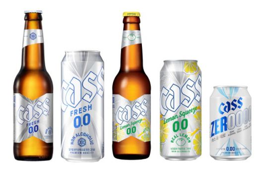◇카스 무·비알콜 상품군. 사진제공=오비맥주