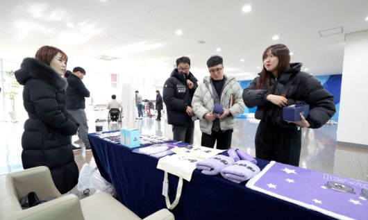 ◇2026년 상반기 반다비체육센터 실무자 간담회 반다비 굿즈관 운영 모습 사진제공=대한장애인체육회