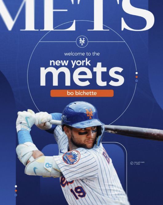 FA 유격수 보 비솃은 3년 1억2600만달러에 메츠로 이적했다. 사진=MLB 공식 X 계정