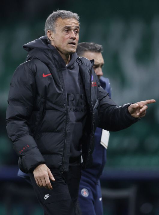 루이스 엔리케 감독   AFP<저작권자(c) 연합뉴스, 무단 전재-재배포, AI 학습 및 활용 금지>