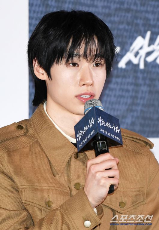 영화 '왕과 사는 남자' 언론배급시사회가 21일 서울 강남구 삼성동 코엑스에서 열렸다. 김민이 인터뷰를 하고 있다. 삼성동=박재만 기자pjm@sportschosun.com/2026.01.21/