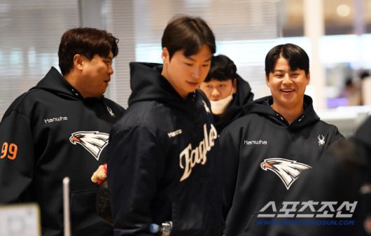 한화 이글스 선수단이 23일 인천국제공항을 통해 스프링캠프가 열리는 호주로 출국했다. 노시환이 출국장으로 향하고 있다. 인천공항=박재만 기자 pjm@sportschosun.com/2026.01.23/