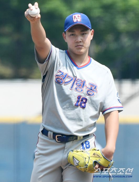 경기항공고 시절 양우진. 스포츠조선DB