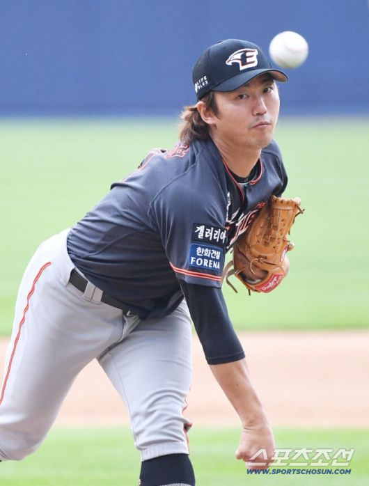 24일 창원NC파크에서 KBO리그 NC 다이노스와 한화 이글스의 경기가 열렸다. 투구하고 있는 한화 안영명. 창원=송정헌 기자 songs@sportschosun.com/2020.05.24/