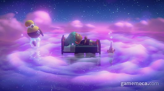 ▲ 꿈 속 세계로 진입해서 (사진출처: 한국닌텐도 공식 사이트)