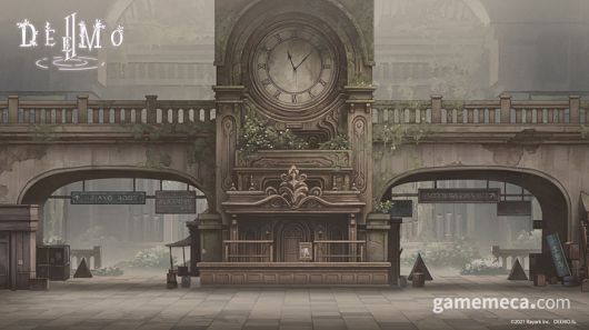 ▲ 중앙 로비는 생존자들의 피난처가 되었다 (사진출처: 디모 공식 트위터)