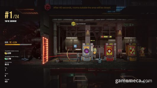 ▲ 1킬 1등의 현장. 1등이기는 해도 성취감은 적다 (사진: 게임메카 촬영)