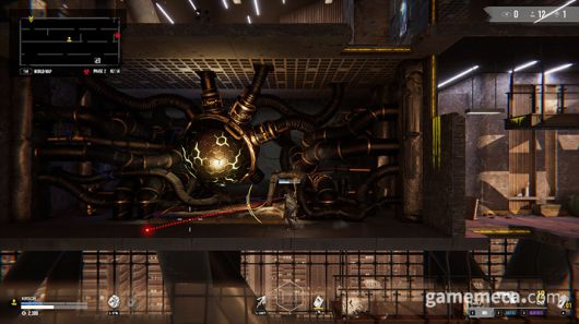 ▲ 어두운 구역에서도 확실히 눈에 들어오는 탄도 UI (사진: 게임메카 촬영)