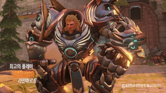 ▲ 방벽이 줄어들면서 라인하르트의 대지 분쇄는 더욱 적중시키기 쉬워졌다 (사진: 게임메카 촬영)