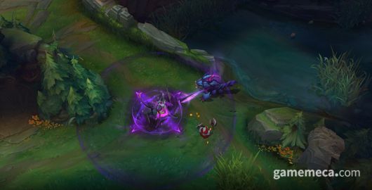 ▲ E 스킬 '여제의 소용돌이' 스크린샷 (사진출처: 게임 공식 홈페이지)