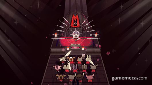 ▲ 종교행사가 가진 어두움이 귀여운 캐릭터와 어우러지며 더욱 기묘한 느낌을 준다 (사진출처: 컬트 오브 더 램 스팀 페이지)