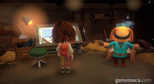 ▲ 각종 제작이 가능한 샐리의 작업실 (사진출처: 트레일러 영상 갈무리)