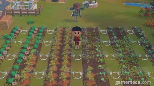 ▲ 스프링 쿨러를 설치하면 농사에도 여유가 생긴다 (사진출처: 트레일러 영상 갈무리)