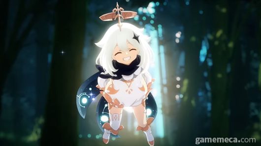 ▲ 애니메이션으로 등장하는 비상식량 페이몬 (사진출처: PV 영상 갈무리)