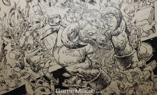 ▲;리그 오브 레전드 10주년 벽화 (사진출처: 리그 오브 레전드 공식 홈페이지)