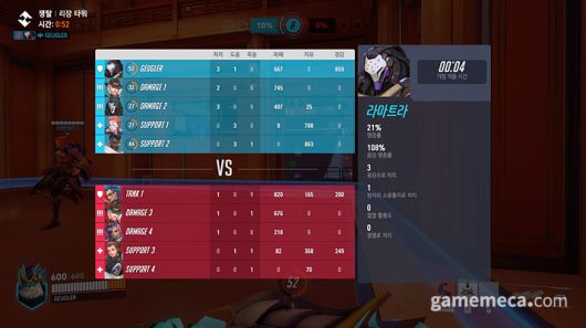 ▲ 네메시스 형태의 기본무기 응징은 관통 공격이기 때문에 이런 정신나간 명중률도 달성할 수 있다 (사진: 게임메카 촬영);