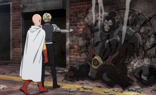 ▲ 마찬가지로 근엄한 표정의 아머드 고릴라 (사진출처: onepunchman.fandom.com/wiki)