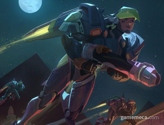 ▲ 하늘을 마음껏 날아다니며 위력적인 원거리 범위 공격을 퍼붓는 파라 (사진출처: 오버워치2 공식 홈페이지)