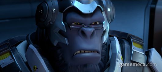 ▲ 근엄한 표정의 윈스턴 (사진출처: 윈스턴 스토리 트레일러 갈무리)