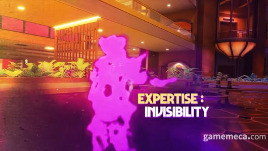 ▲ 요원 라르신의 스킬 투명화 (사진출처: 트립와이어 공식 유튜브 채널 갈무리)