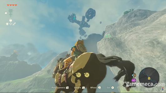 ▲ 모험심을 부추기는 하늘섬 (사진출처: 한국닌텐도 공식 채널 영상 갈무리)