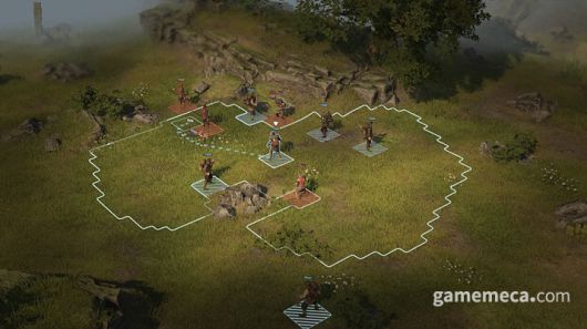 ▲ 턴제 택틱스에 교착상태를 더한 전투 시스템 (사진출처: 스팀 상점 페이지)