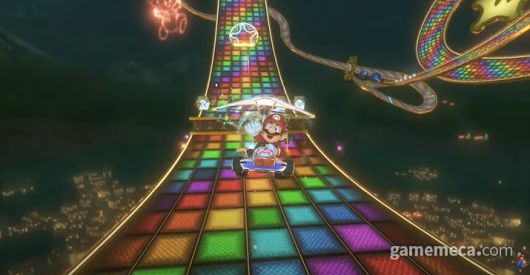 ▲ 영화에서도 등장한 마리오 카트 (사진출처: 마리오 카트 8 디럭스 공식 유튜브 영상 갈무리)