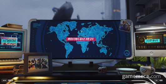 ▲ 윈스턴의 책상을 통해 (사진: 게임메카 촬영)