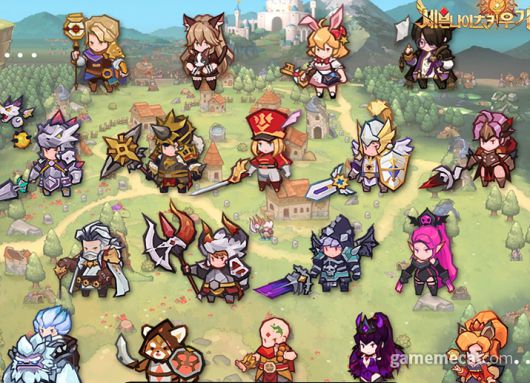 ▲ 게임에 등장하는 수많은 영웅들 (사진출처: 세나 키우기 공식 홈페이지)