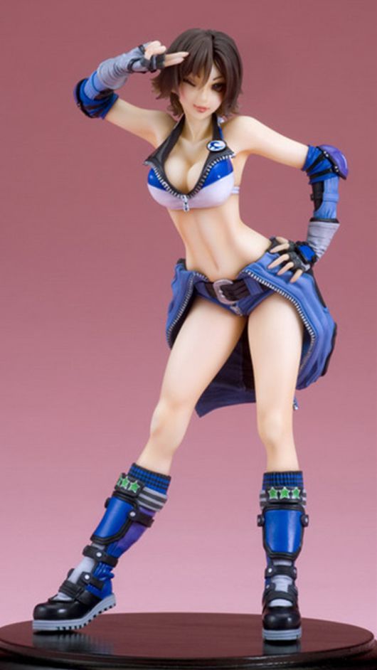 ▲ 아스카의 태그 2 미소녀 스태츄 버전. 어째서인지 아스카 피규어나 2차 창작물은 유독 노출도가 높은 것이 많다. 게임에서는 저 복장으로 싸우지는 않지만, 일러스트 재현도는 높다 (사진출처: 피규어컬쳐)