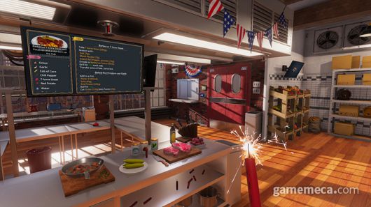 ▲ 주방에서는 폭죽을 들어야죠 (사진출처: 게임 스팀 페이지)