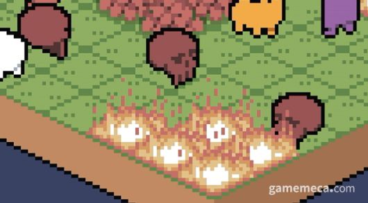 ▲ 단순한 움직임의 적 '해골' (사진: 게임메카 촬영)