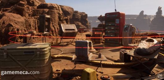 ▲ 소모품 구매, 스킬 배우기, 장비 업그레이드 등을 할 수 있다;(사진출처: 스텔라 블레이드 PS5 트레일러 갈무리)