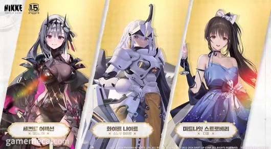 ▲ 신규 미니게임(상)과 1.5주년 테마 전초기지(하)도 등장한다 (사진출처: 니케 1.5주년 기념 방송 갈무리)