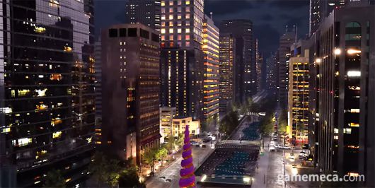 ▲ 낙원 속 여의도 거점 지도. 다리가 끊어진 부분을 지도에 표시해둔 것이 눈에 들어온다 (사진: 게임메카 촬영)