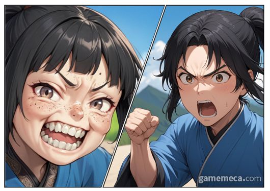 ▲ 말 없이 킹받는 표정 하나로 가능