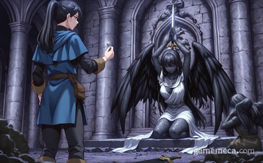 ▲ 모리안... 벌 서나?